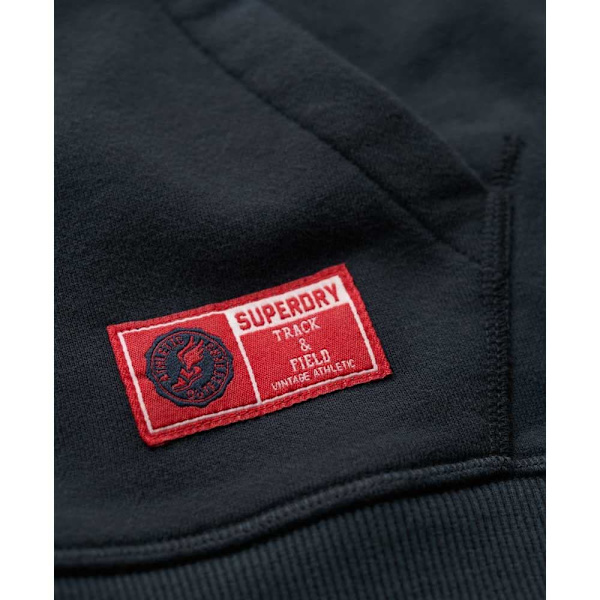 Superdry Track & Field Graphic Huvtröja Svart L Man