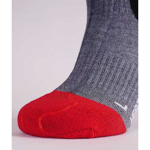 Lenz Lange Strømper Heat 5.1 Toe Cap Slim Fit Grå EU 31-34 Mand