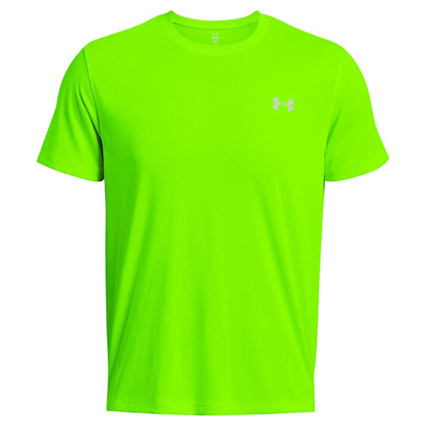 Under Armour Kortärmad T-shirt Launch Grönt L / Regular Man