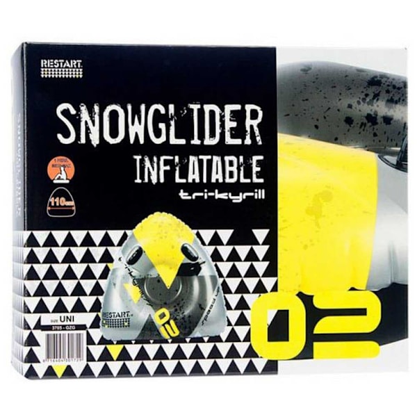 Restart Puhallettava Snow Glider Tri-kyrill Musta,Harmaa