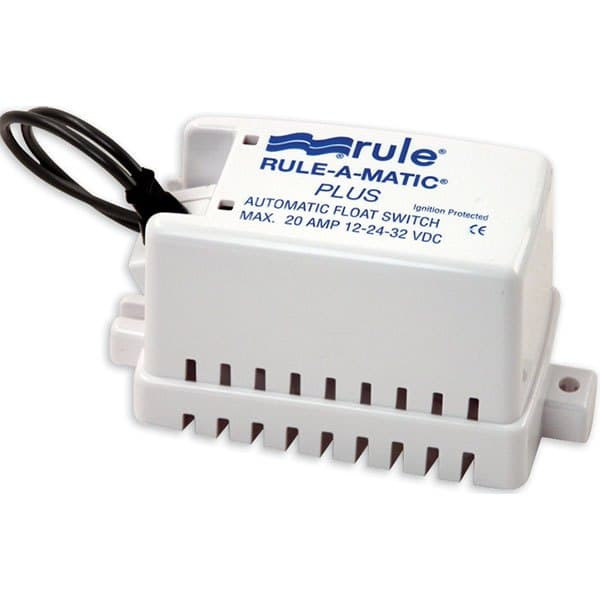 Rule Pumps Svømmerafbryder A-matic Plus Hvid 3 x 5 3/8 x 2 1/2´´