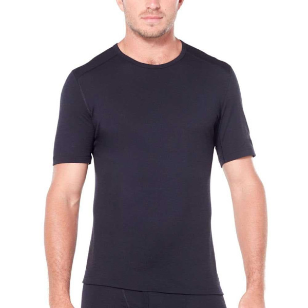 Icebreaker Baselag 200 Oasis Merino Sort L Mand