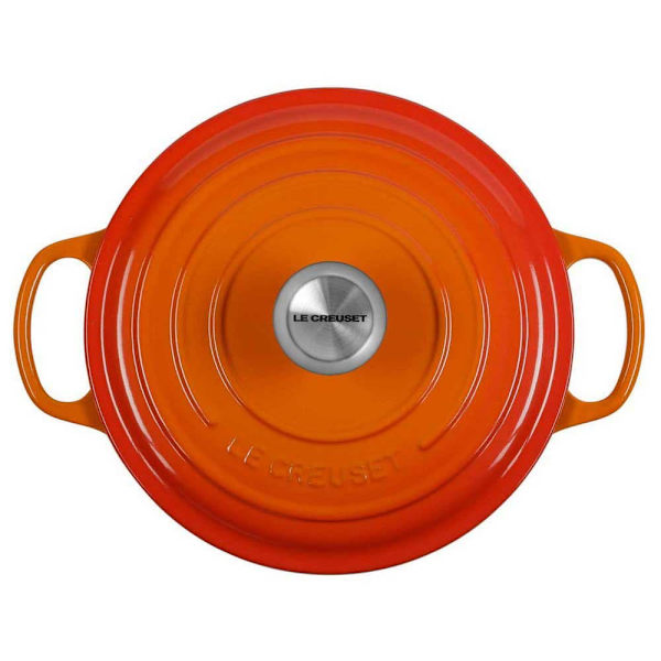 Le Creuset Kasserolle Signature 24 Cm Gylden