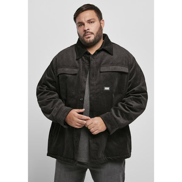 Urban Classics Corduroy Jakke Sort 5XL Mand