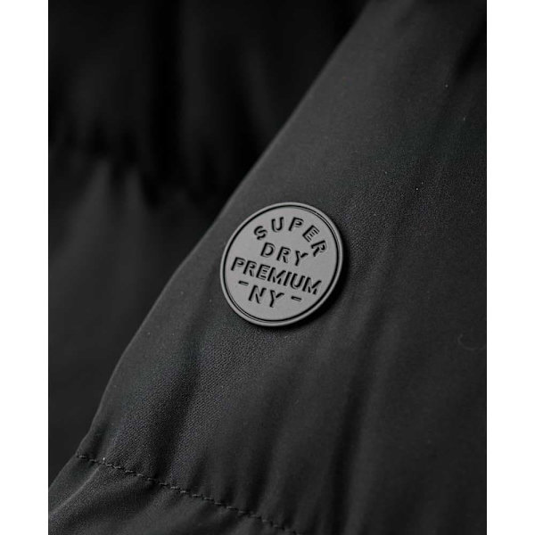 Superdry Maxi Longline Takki Musta M Nainen