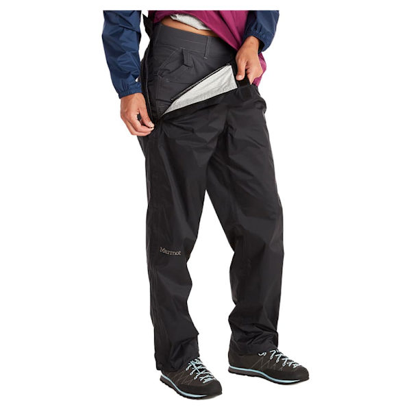 Marmot Precip Eco Full Zip Bukser Sort L Kvinde
