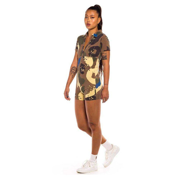 Grimey Glorified Camo Playsuit Flerfärgad L Kvinna