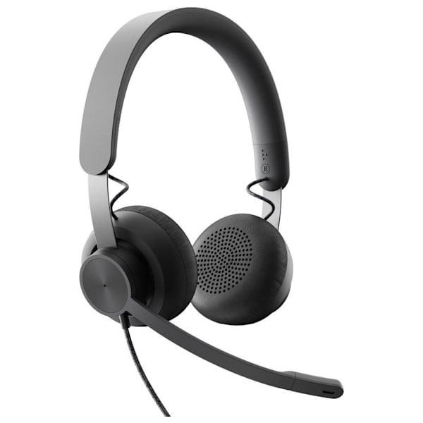 Logitech Hovedtelefoner Zone Wired Graphite Emea Sort