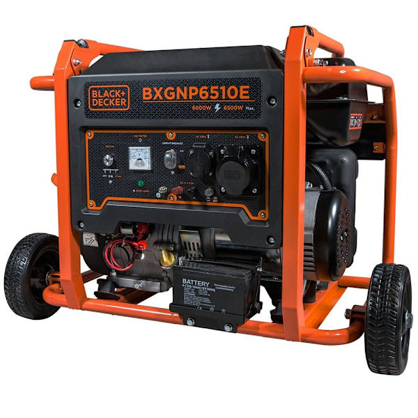 Black & Decker 5500w Bensiinikäyttöinen Sähkögeneraattori