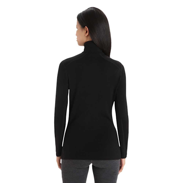Icebreaker Merino 260 Tech Langærmet Baselayer Sort S Kvinde