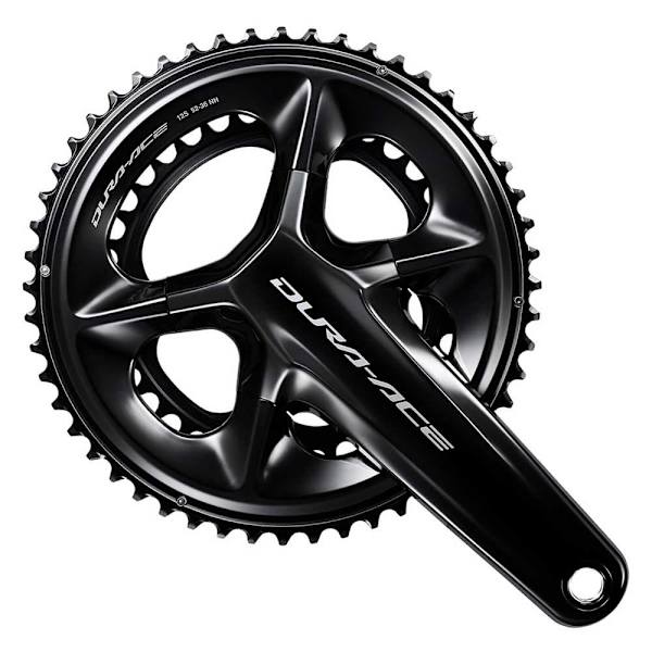 Shimano Dura Ace R9200 12s Hollowtech Ii Vevparti Svart 175 mm / 50/34t