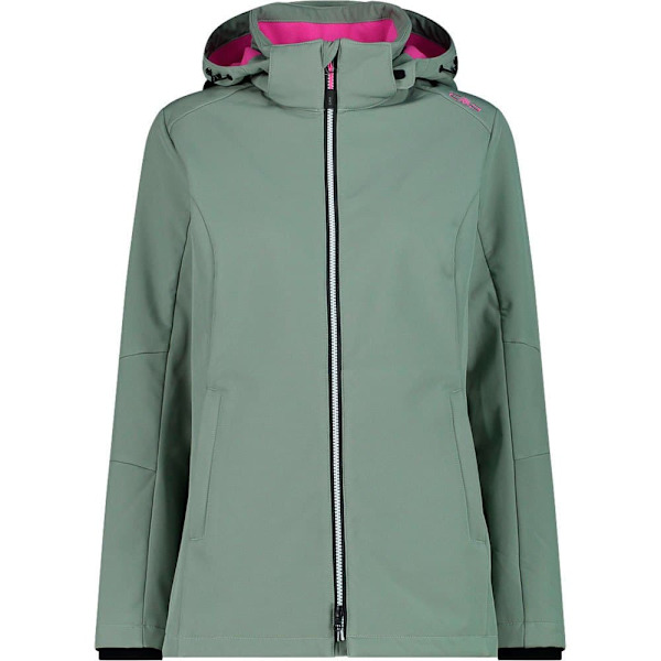 Cmp Long Fit 3a22226 Softshelljacka Grönt 46 Kvinna