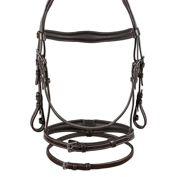 Equestro Anatomic Soft Stitched Träns Brun Extra Full