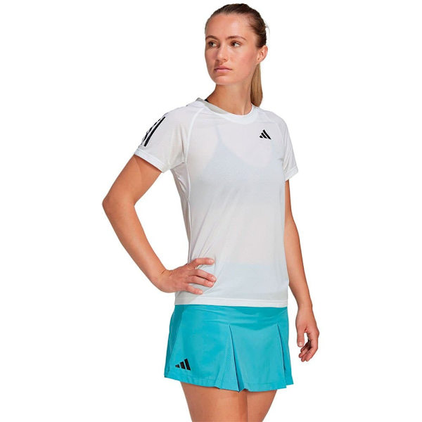 Adidas Kortærmet T-shirt Club Hvid S Kvinde