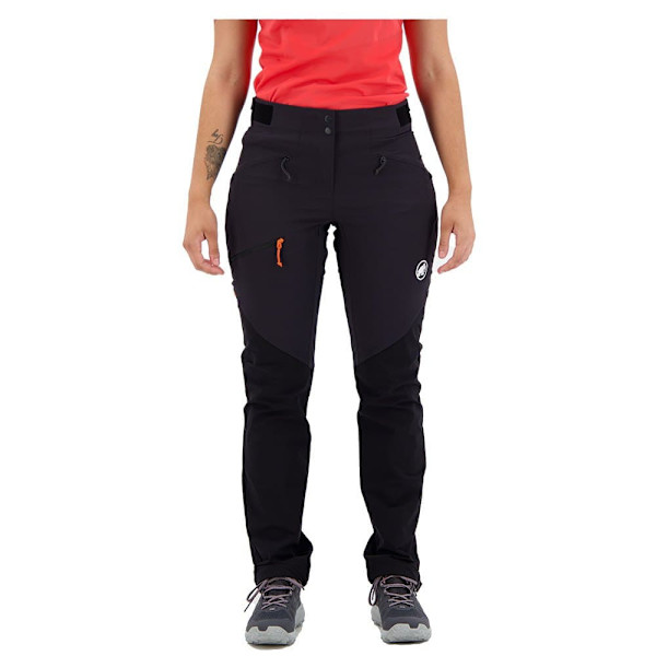 Mammut Courmayeur Softshell Housut Musta 38 / Regular Nainen