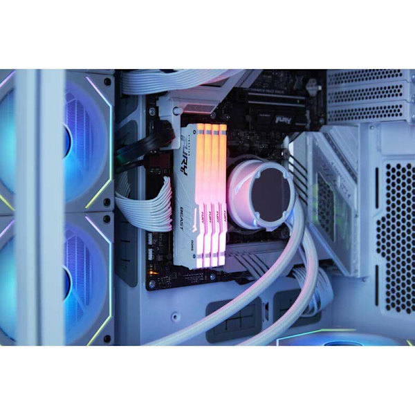 Kingston Kf556c36bweak2-32 Fury Beast Rgb 32gb 2x16gb Ddr5 5600mhz Ram