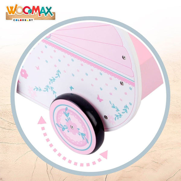 Woomax Troldukkevogn Rosa 3 Years