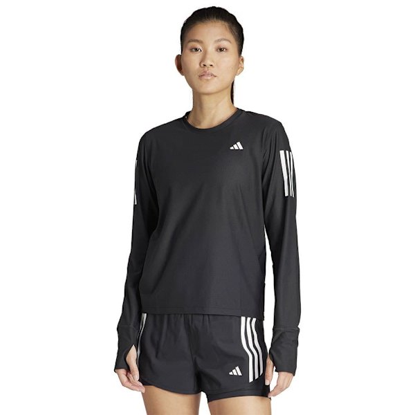 Adidas Langærmet T-shirt Own The Run Base Sort XS Kvinde