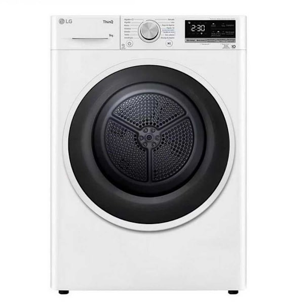Lg Frontlastare Torktumlare Rh90v5av6n Silver 9 kg