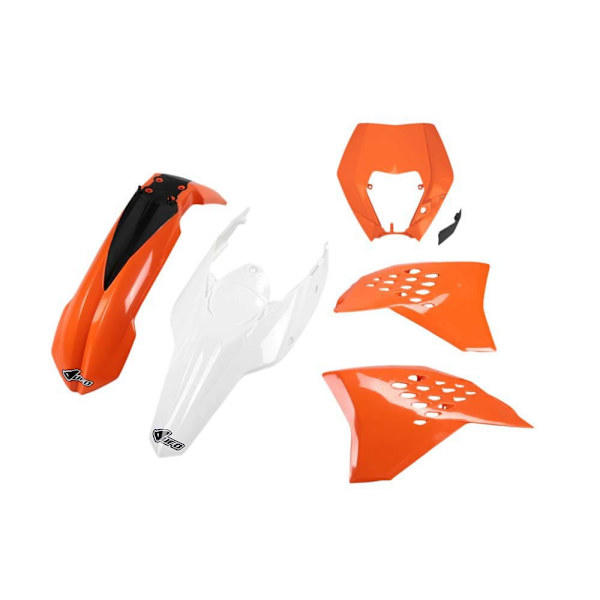 Ufo Plastsæt Ktm Exc/exc-f 2011-2011 With Headlight Ktkit520-999w