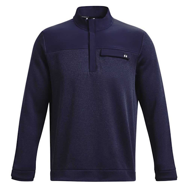 Under Armour Golf Halv Lynlå Sweatshirt Storm Blå L Kvinde