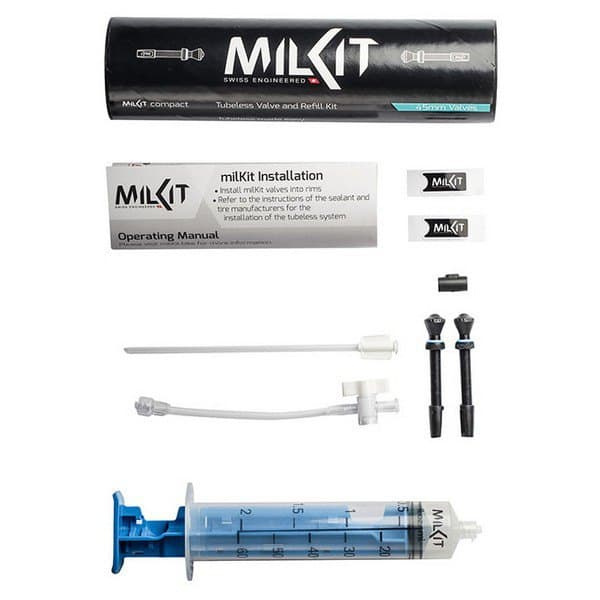 Milkit Kompakti Venttiilijärjestelmä Tubeless Sininen,Musta 75 mm