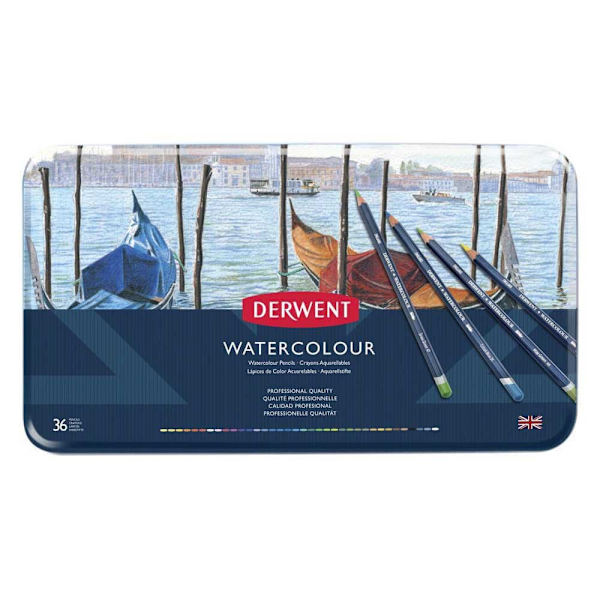 Derwent Metalkasse Blyant Watercolour 36 Enheder
