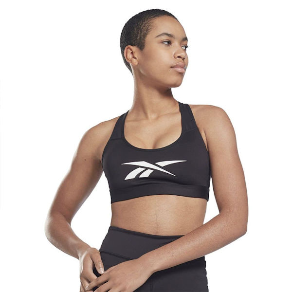 Reebok Lux Vector Racer Urheilurintaliivit Musta XL Nainen