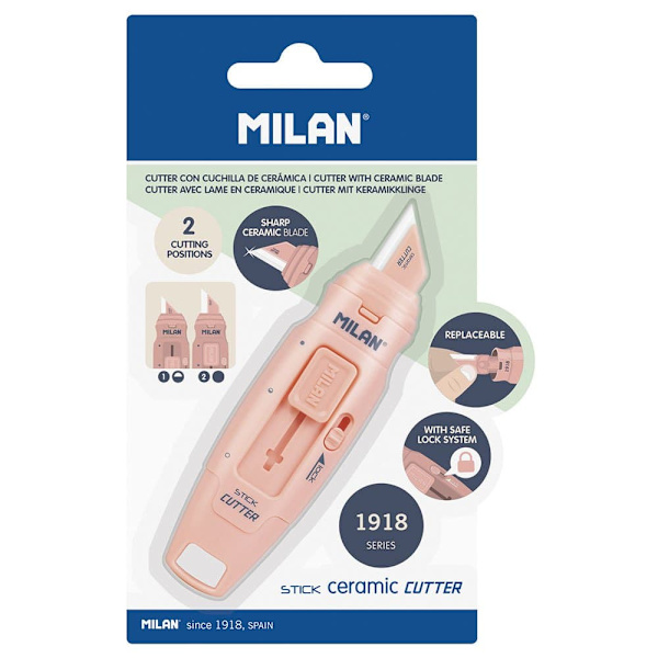 Milan Udstillingsboks 8 Serie Pakker Pind Keramisk Klinge Kutter 1918 Serie S Transparent