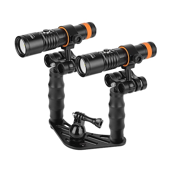Orcatorch Combo Kit Dobbelt Lommelygte D710v  2000 Lumens