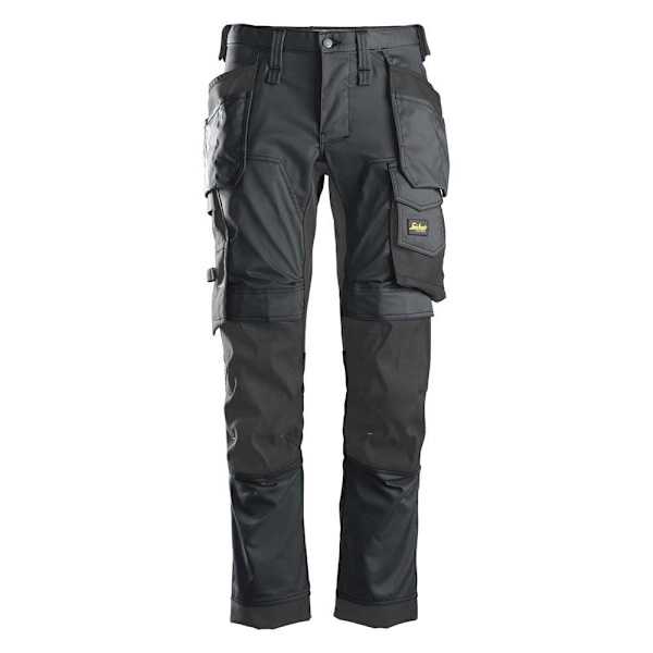 Snickers Workwear Allroundwork Holster Pockets Long Elastic Housut Harmaa 250