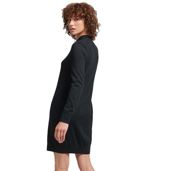 Superdry Kjole Studios Merino Mini Sort XL Kvinde