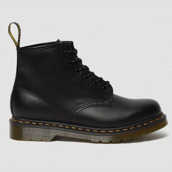 Dr Martens 101 6-eye Ys Smooth Støvler Sort EU 48 Mand