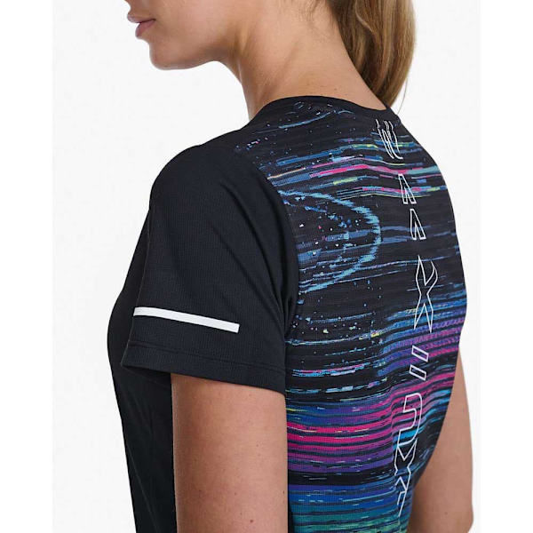 2xu Lyhythihainen T-paita Light Speed Musta L Nainen