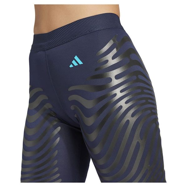Adidas Korte Leggings Adizero Control Blå XS Kvinde