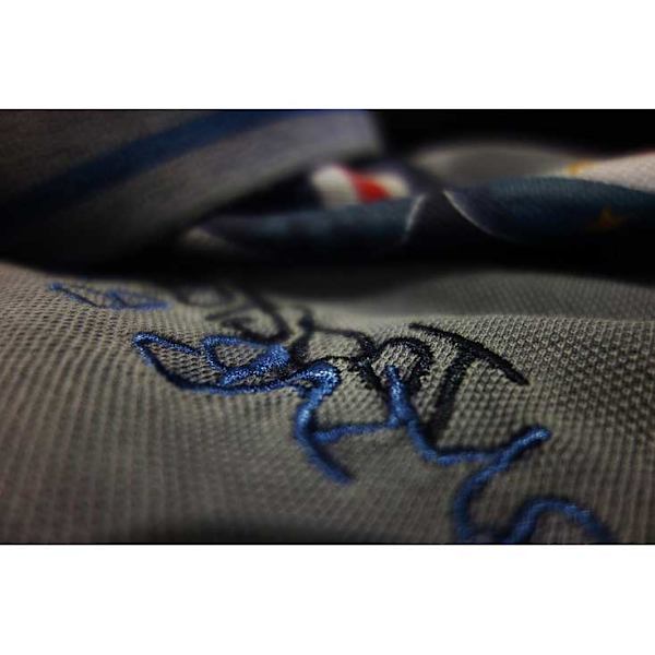 Hotspot Design Kortærmet Poloshirt Big Game Blå M Mand