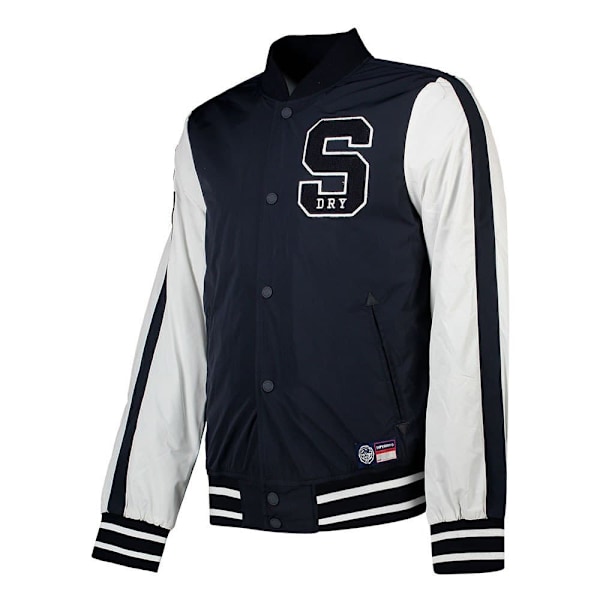 Superdry Bomberjacka Collegiate Vit,Blå 2XL Man