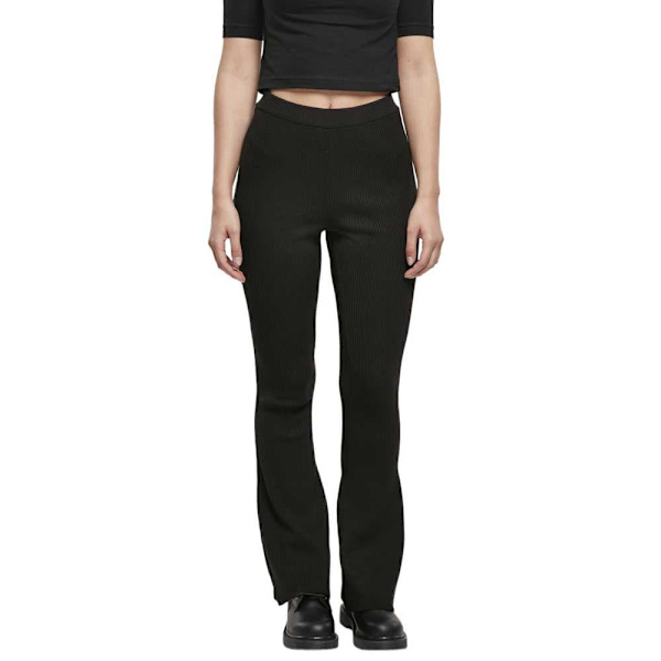 Urban Classics Knit Leggings Sort 5XL Kvinde