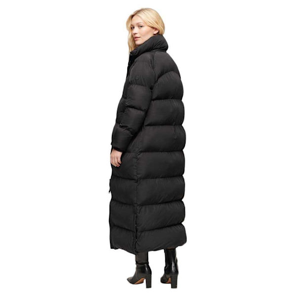 Superdry Maxi Longline Jakke Sort XS Kvinde