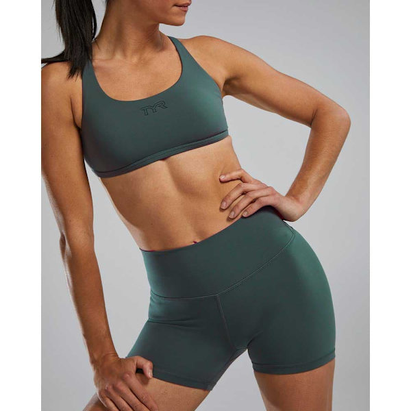 Tyr Joule Elite 3.25´´ Korkeavyötäröiset Lyhyet Leggingsit Harmaa S Nainen