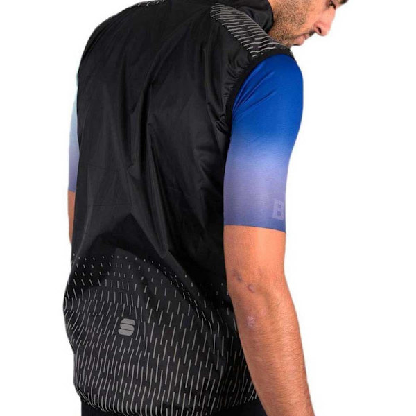 Sportful Gilet Reflex Sort S Mand