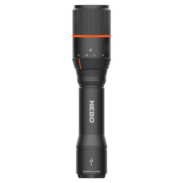 Nebo Tools Lommelygte Davinci™ 2000 Grå 2000 Lumens Rustfrit stål