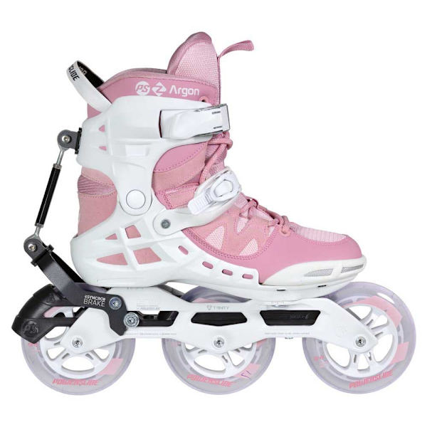Powerslide Inline Skøjter Phuzion Argon Syncro 110 Hvid,Rosa EU 38