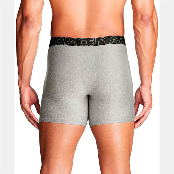 Under Armour Performance Tech 6´´ Boxers 3 Enheter Grå S Man