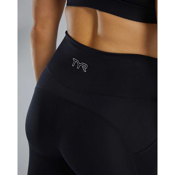 Tyr Leggings Hög Midja Base Kinetic 28´´ Pocket Svart S Kvinna
