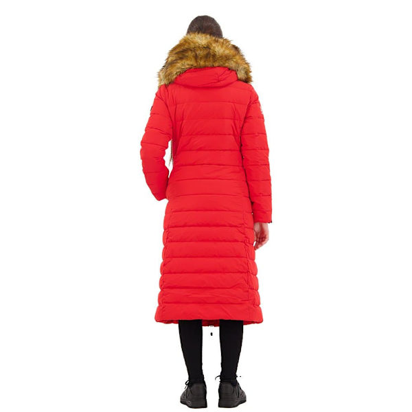 Superdry New Arctic Long Puffer Jacka Röd M Kvinna