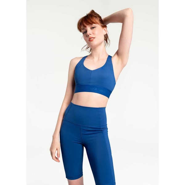 Lole Korte Leggings Step Up Blå L Kvinde