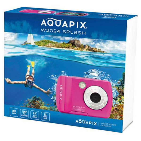 Easypix Kompakti Kamera Aquapix W2024 Splash Pinkki