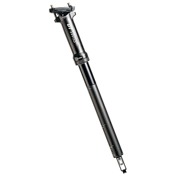 Dt Swiss Teleskooppinen Satulatolppa D 232 L1 Musta 340-400 mm / 27.2 mm