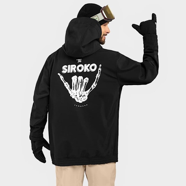Siroko W3 North Ice Jacka Svart S Man
